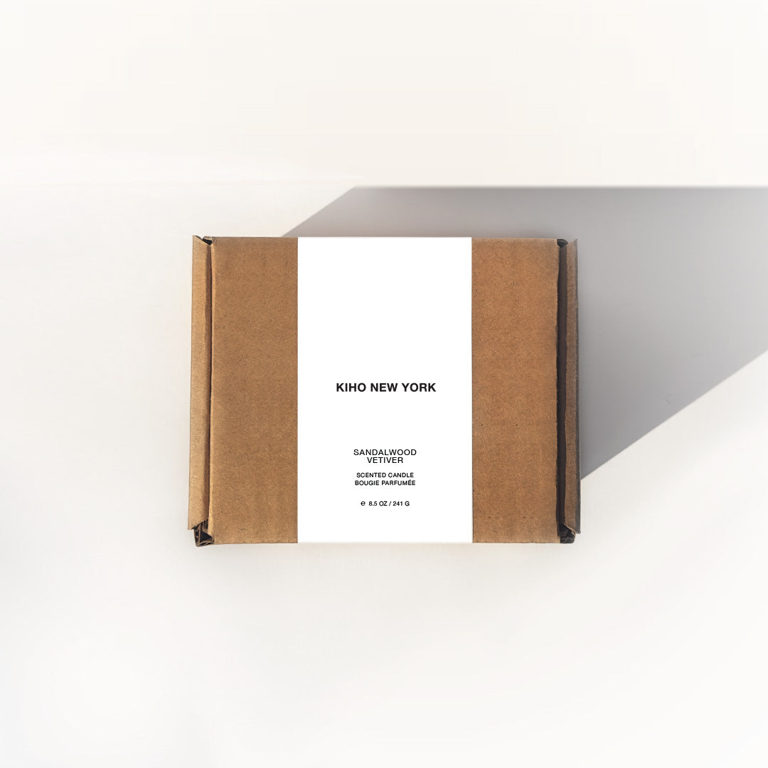 Sandalwood Vetiver Candle - KIHO NEW YORK