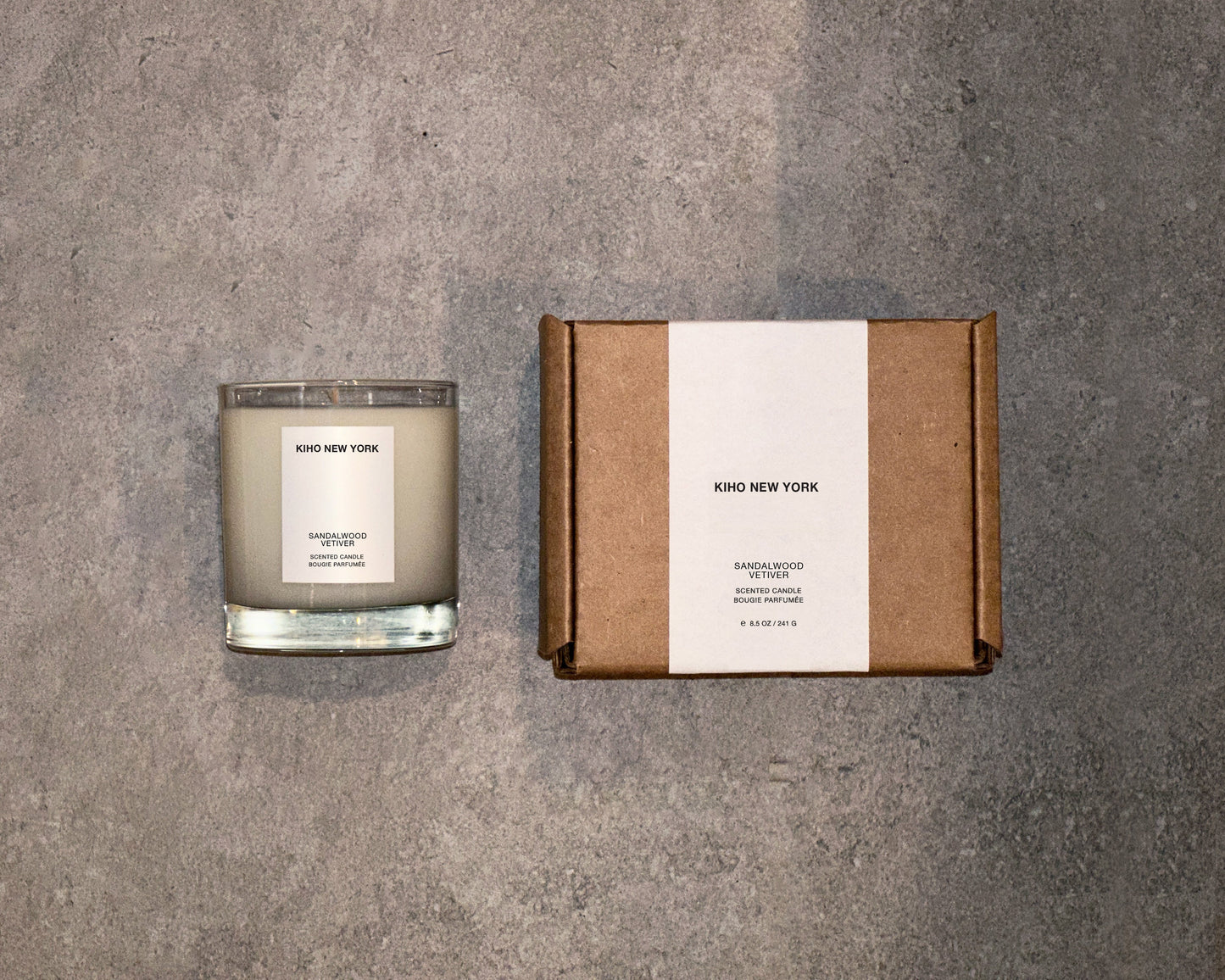 Sandalwood Vetiver Candle - KIHO NEW YORK