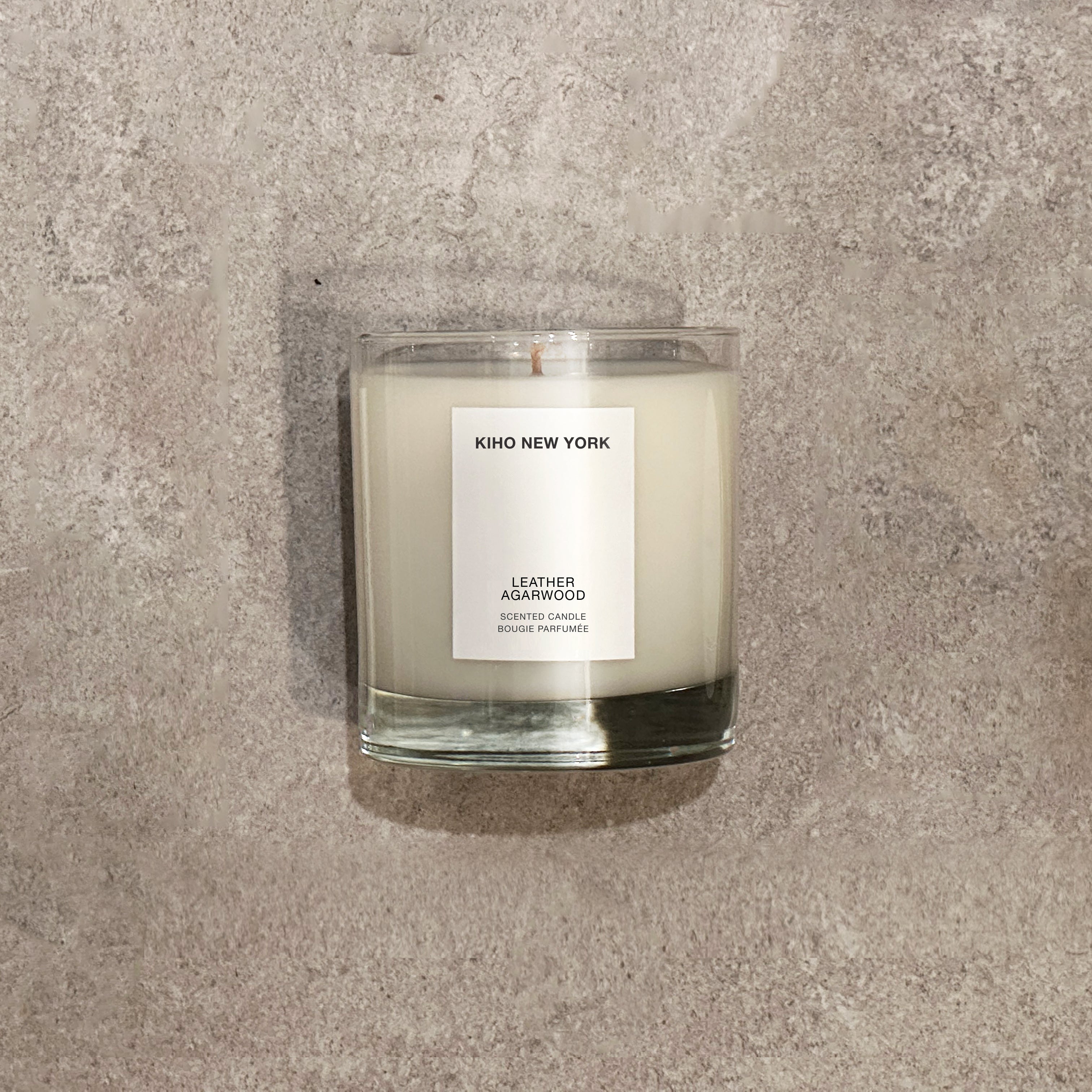 Leather Agarwood Candle